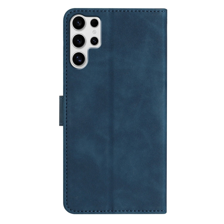 For Samsung Galaxy S25 Ultra 5G Seven Butterflies Embossed Leather Phone Case