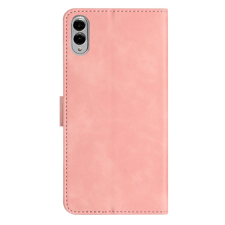 For Samsung Galaxy S25 Edge 5G Seven Butterflies Embossed Leather Phone Case