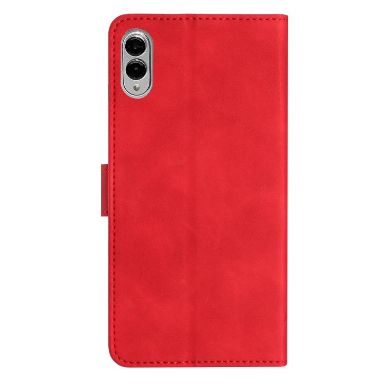 For Samsung Galaxy S25 Edge 5G Seven Butterflies Embossed Leather Phone Case