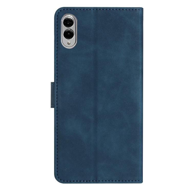 For Samsung Galaxy S25 Edge 5G Seven Butterflies Embossed Leather Phone Case