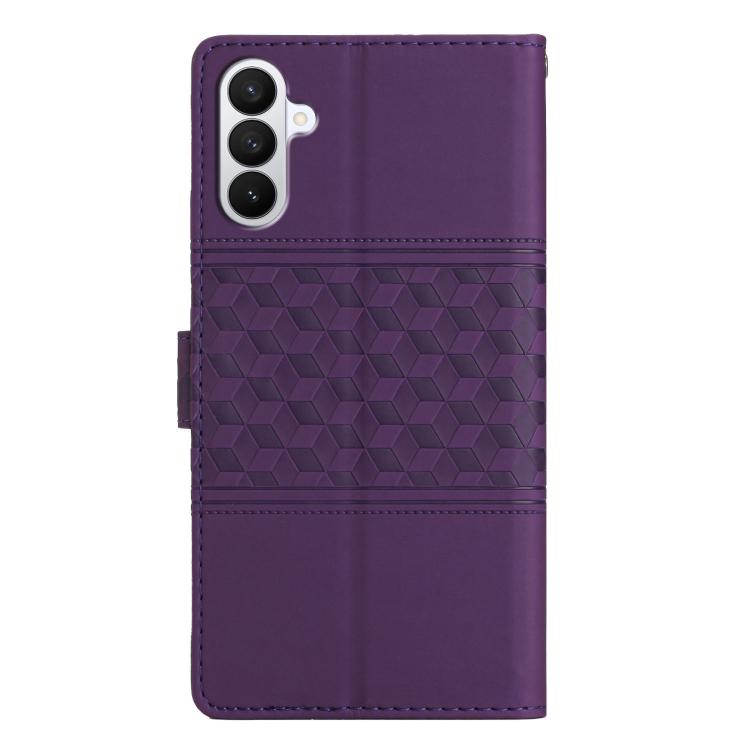 For Samsung Galaxy S26 5G Diamond Embossed Skin Feel Leather Phone Case