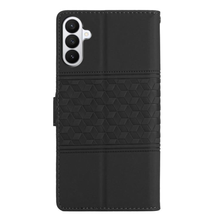 For Samsung Galaxy S26 5G Diamond Embossed Skin Feel Leather Phone Case