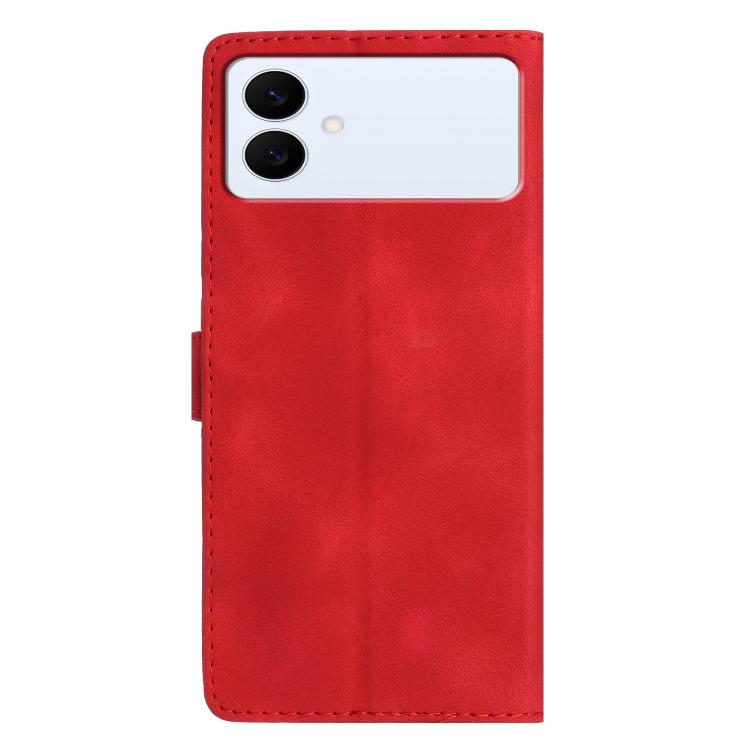For Samsung Galaxy S26 Edge 5G Flower Butterfly Embossing Pattern Leather Phone Case