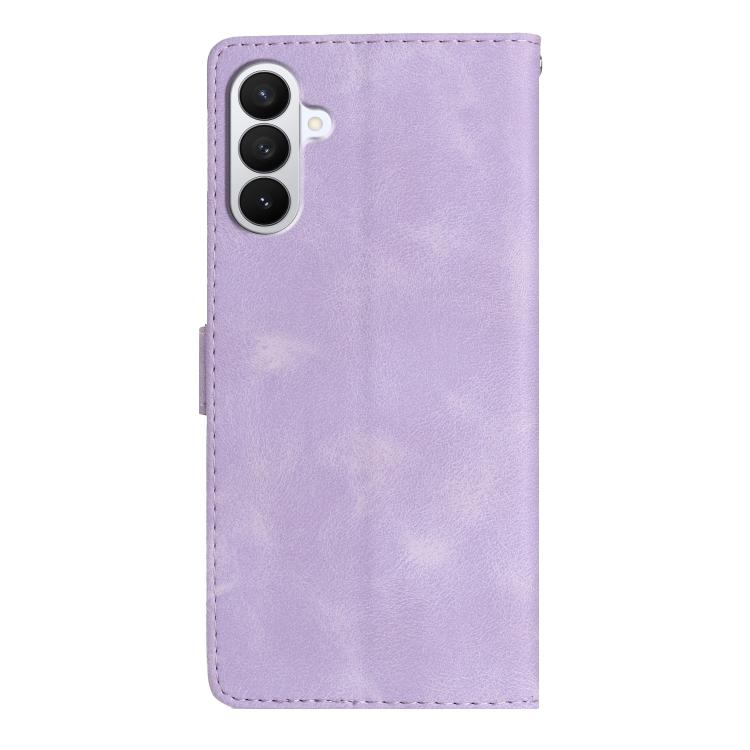 For Samsung Galaxy S26 5G Flower Butterfly Embossing Pattern Leather Phone Case