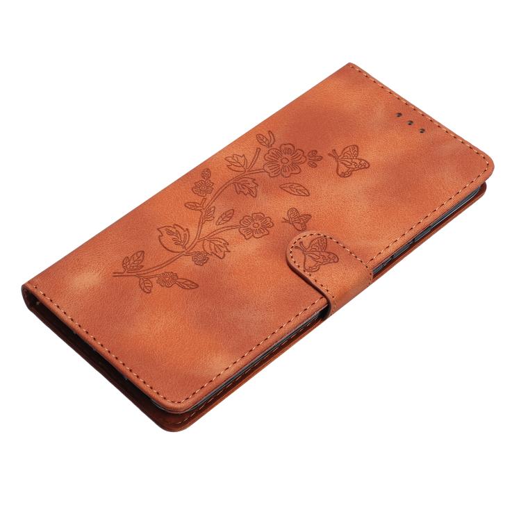 For Samsung Galaxy S26 Ultra 5G Flower Butterfly Embossing Pattern Leather Phone Case
