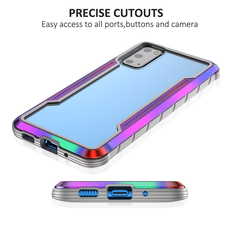 For Samsung Galaxy S20 Ultra Blade Metal Clear PC + TPU Shocproof Protective Case