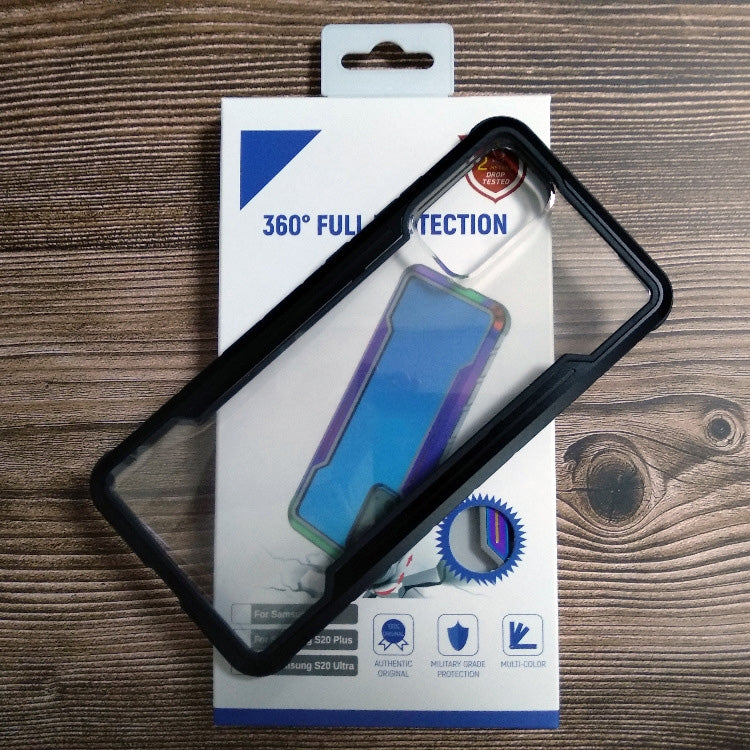 For Samsung Galaxy S20 Ultra Blade Metal Clear PC + TPU Shocproof Protective Case