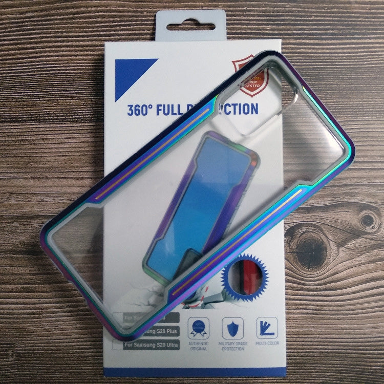 For Samsung Galaxy S20 Ultra Blade Metal Clear PC + TPU Shocproof Protective Case