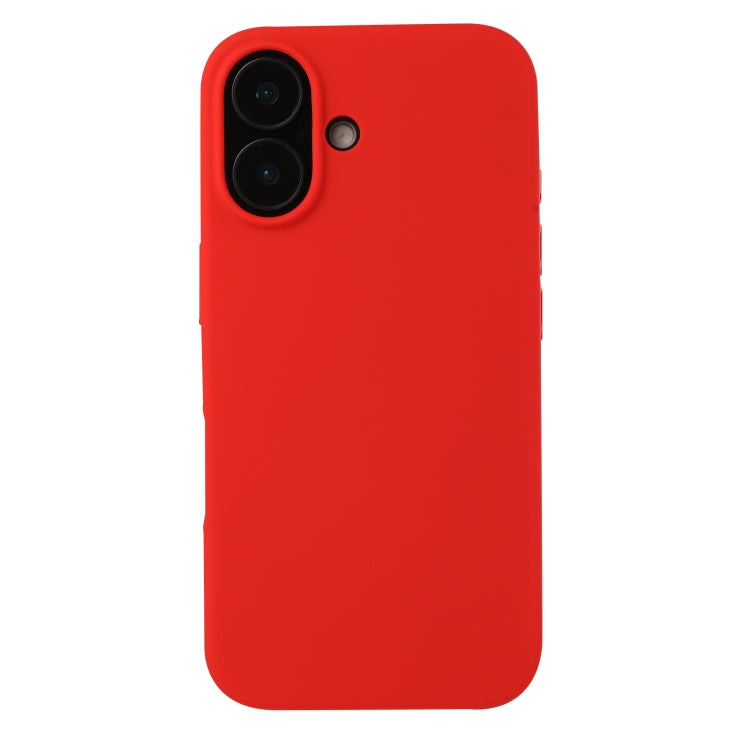 For iPhone 16 Plus Liquid Silicone Phone Case