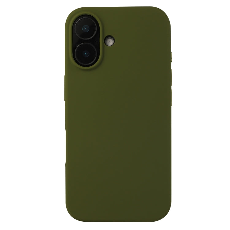 For iPhone 16 Plus Liquid Silicone Phone Case