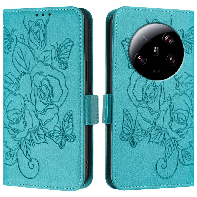 For Xiaomi 13 Ultra Embossed Rose RFID Anti-theft Leather Phone Case