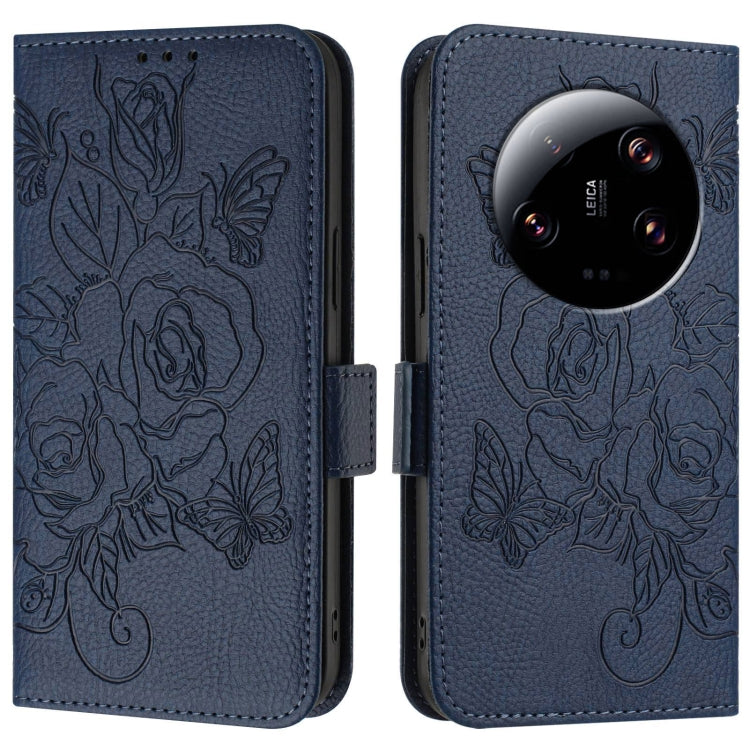 For Xiaomi 13 Ultra Embossed Rose RFID Anti-theft Leather Phone Case