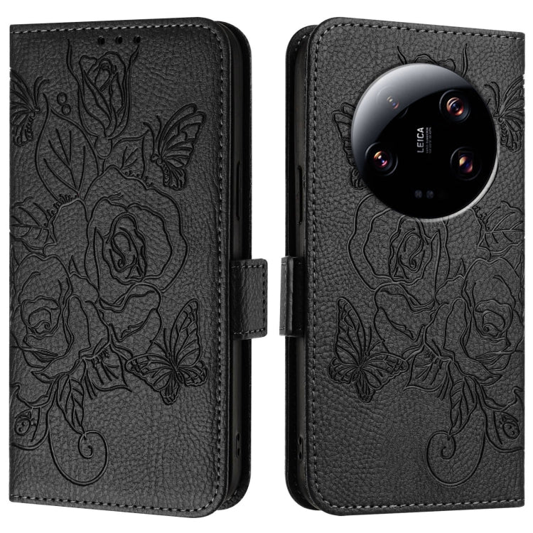For Xiaomi 13 Ultra Embossed Rose RFID Anti-theft Leather Phone Case