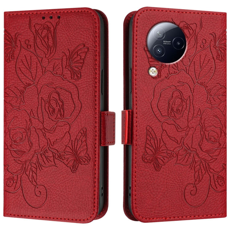 For Xiaomi Civi 3 5G Embossed Rose RFID Anti-theft Leather Phone Case