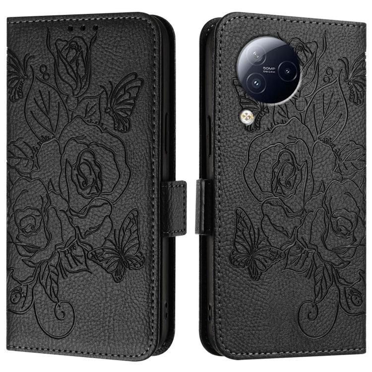 For Xiaomi Civi 3 5G Embossed Rose RFID Anti-theft Leather Phone Case