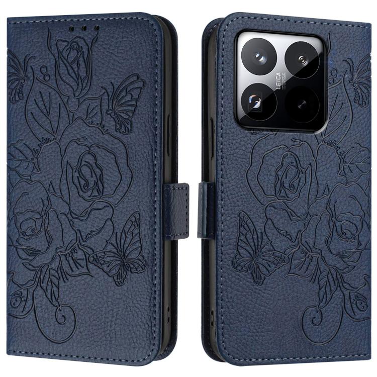 For Xiaomi 15T 5G Embossed Rose RFID Anti-theft Leather Phone Case