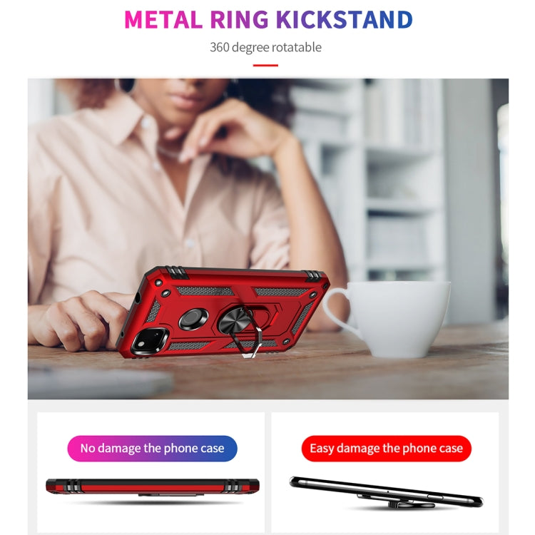 For Google Pixel 4a Shockproof TPU + PC Protective Case with 360 Degree Rotating Holder