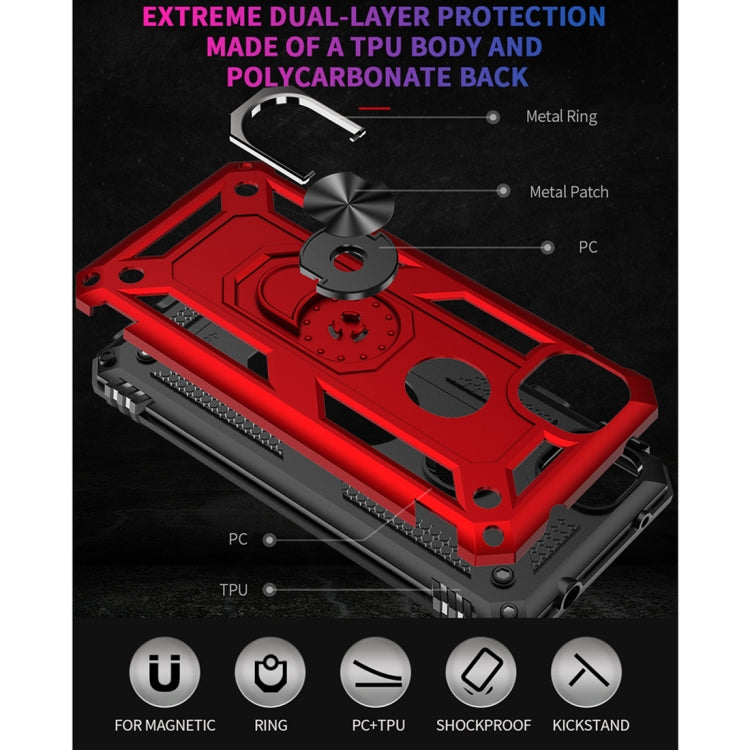 For Google Pixel 4a Shockproof TPU + PC Protective Case with 360 Degree Rotating Holder