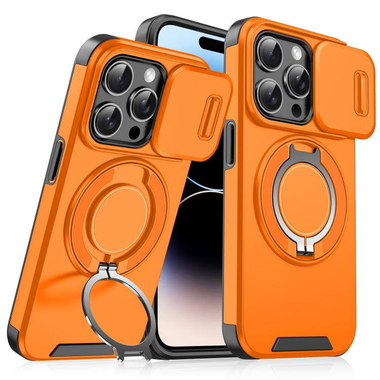 For iPhone 14 Pro Sliding Camshield Ring Holder Phone Case