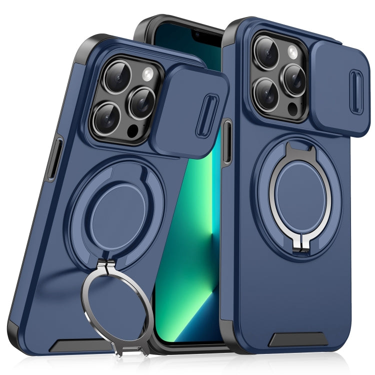 For iPhone 13 Pro Max Sliding Camshield Ring Holder Phone Case