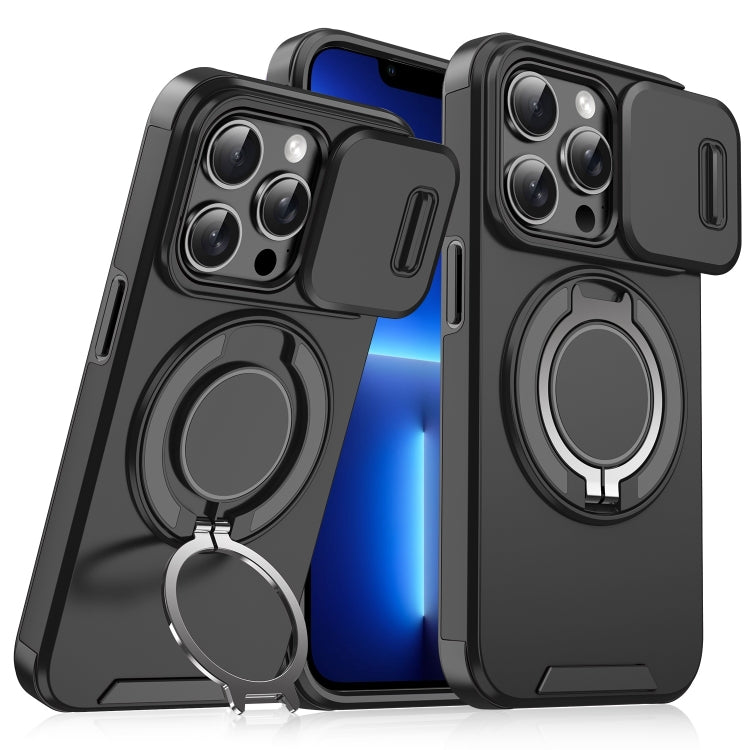 For iPhone 13 Pro Sliding Camshield Ring Holder Phone Case