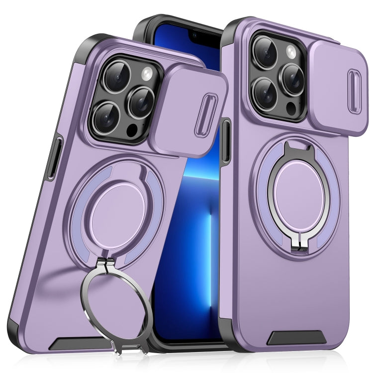 For iPhone 13 Pro Sliding Camshield Ring Holder Phone Case