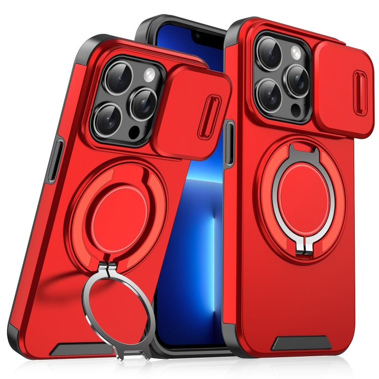 For iPhone 13 Pro Sliding Camshield Ring Holder Phone Case