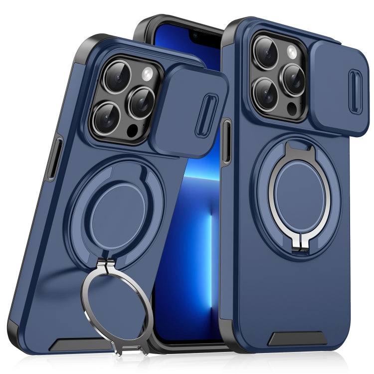 For iPhone 13 Pro Sliding Camshield Ring Holder Phone Case