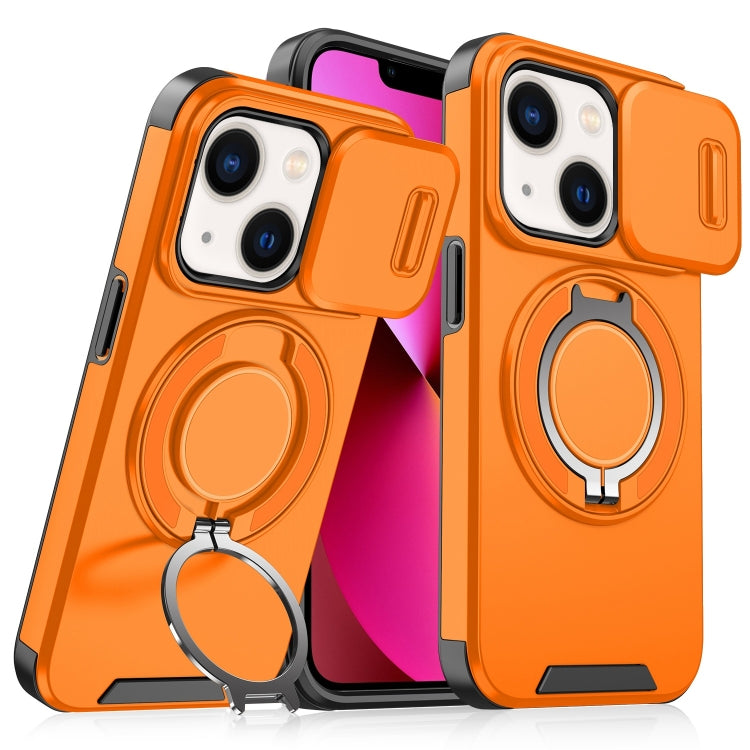 For iPhone 13 Sliding Camshield Ring Holder Phone Case