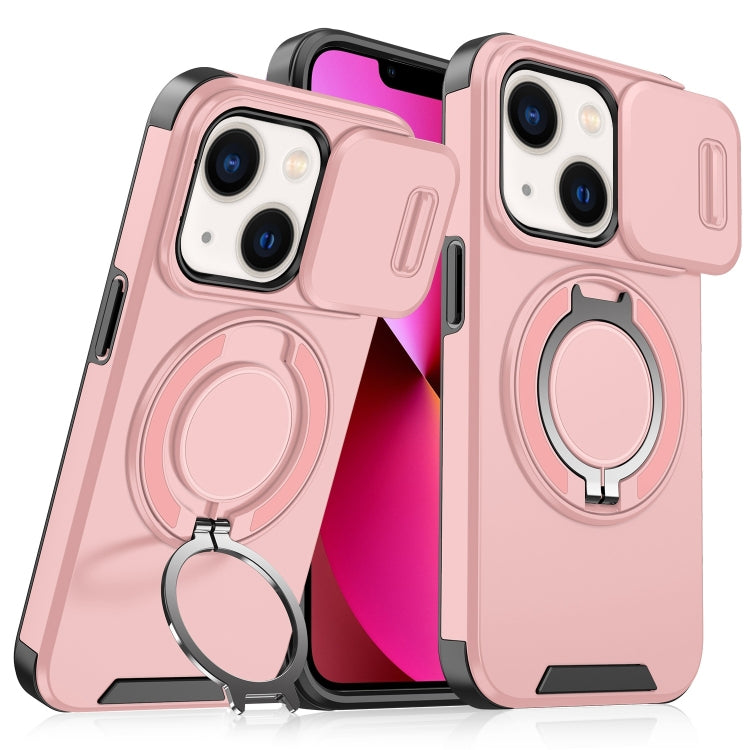 For iPhone 13 Sliding Camshield Ring Holder Phone Case