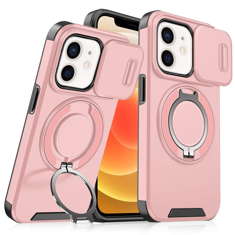 For iPhone 12 Sliding Camshield Ring Holder Phone Case