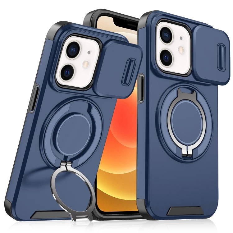 For iPhone 12 Sliding Camshield Ring Holder Phone Case