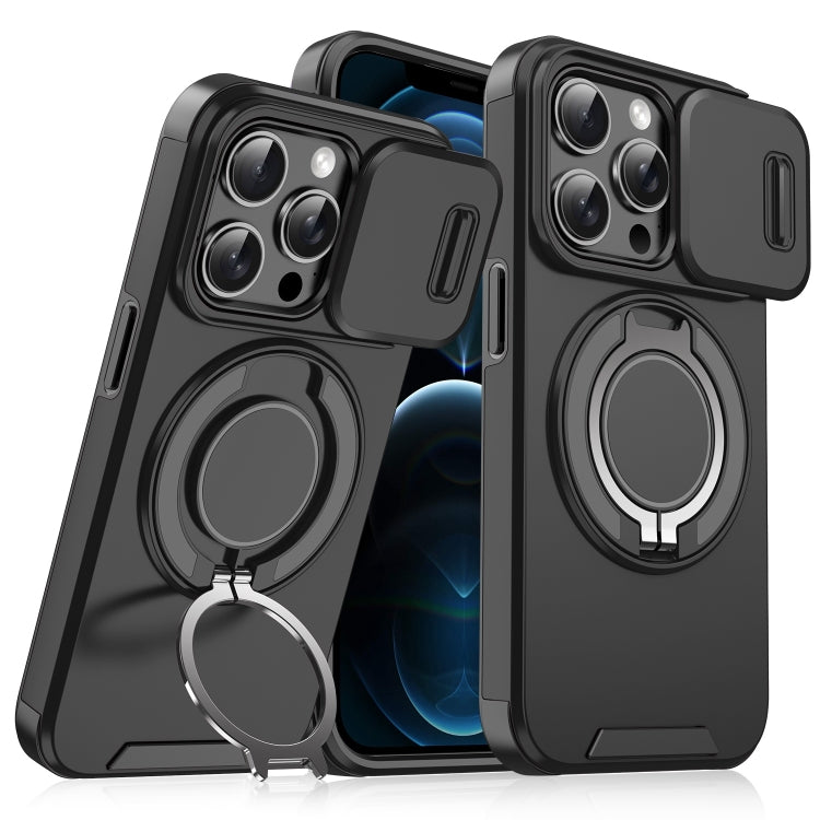 For iPhone 12 Pro Max Sliding Camshield Ring Holder Phone Case