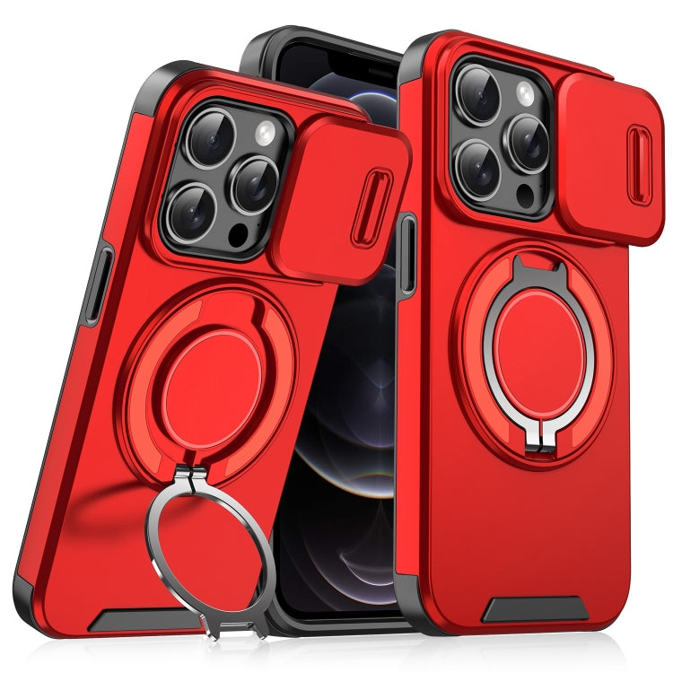 For iPhone 12 Pro Sliding Camshield Ring Holder Phone Case