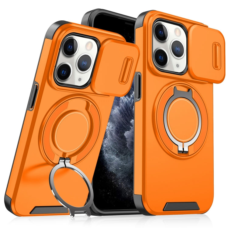 For iPhone 11 Pro Max Sliding Camshield Ring Holder Phone Case