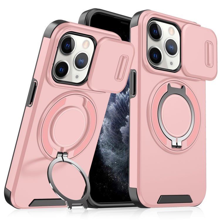 For iPhone 11 Pro Max Sliding Camshield Ring Holder Phone Case