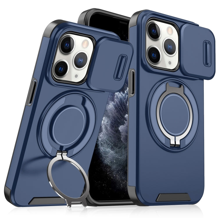 For iPhone 11 Pro Max Sliding Camshield Ring Holder Phone Case