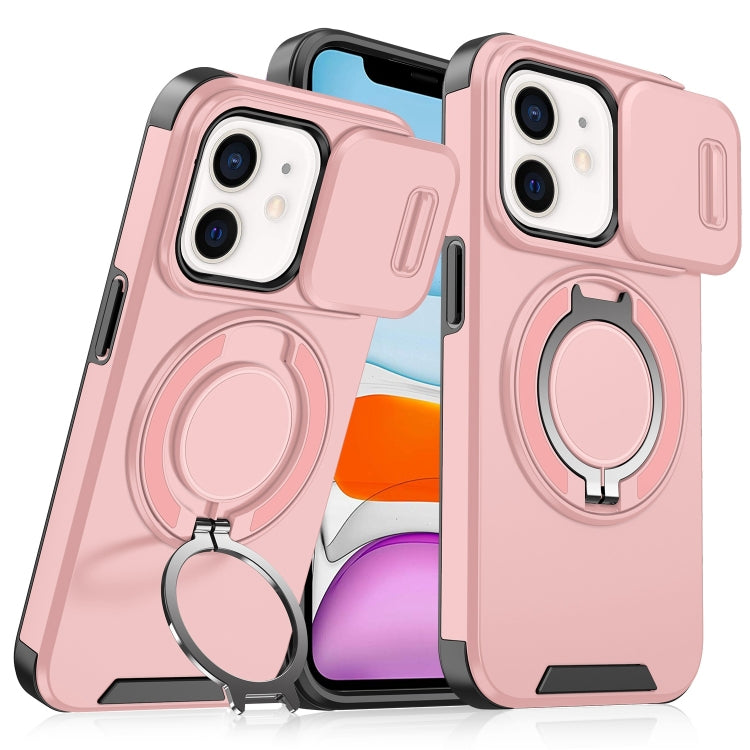 For iPhone 11 Sliding Camshield Ring Holder Phone Case