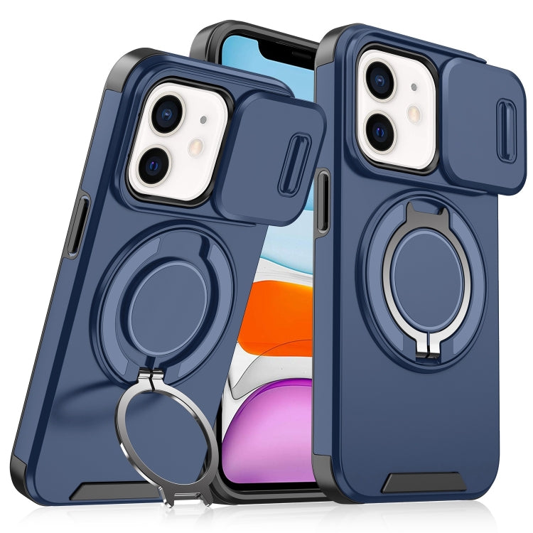 For iPhone 11 Sliding Camshield Ring Holder Phone Case