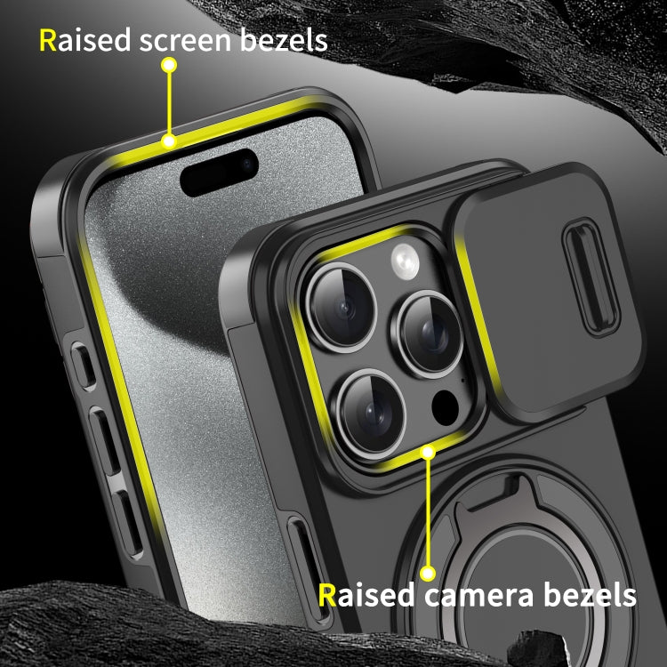 For iPhone 17e / 16e Sliding Camshield Ring Holder Phone Case