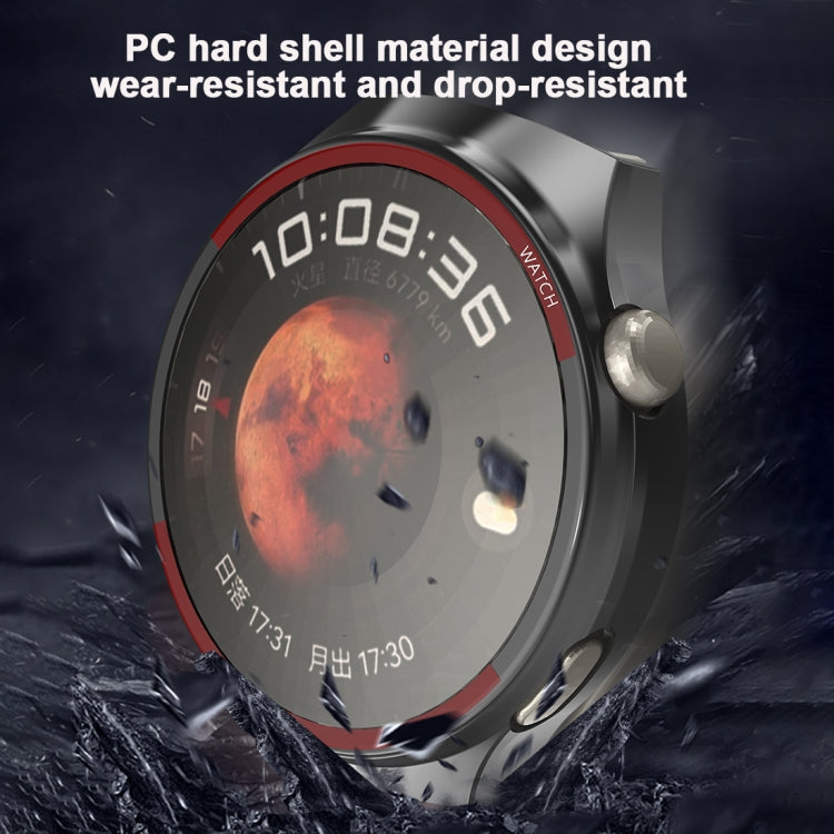 For Huawei Watch 4 Pro Hollow PC Watch Protective Case - Black