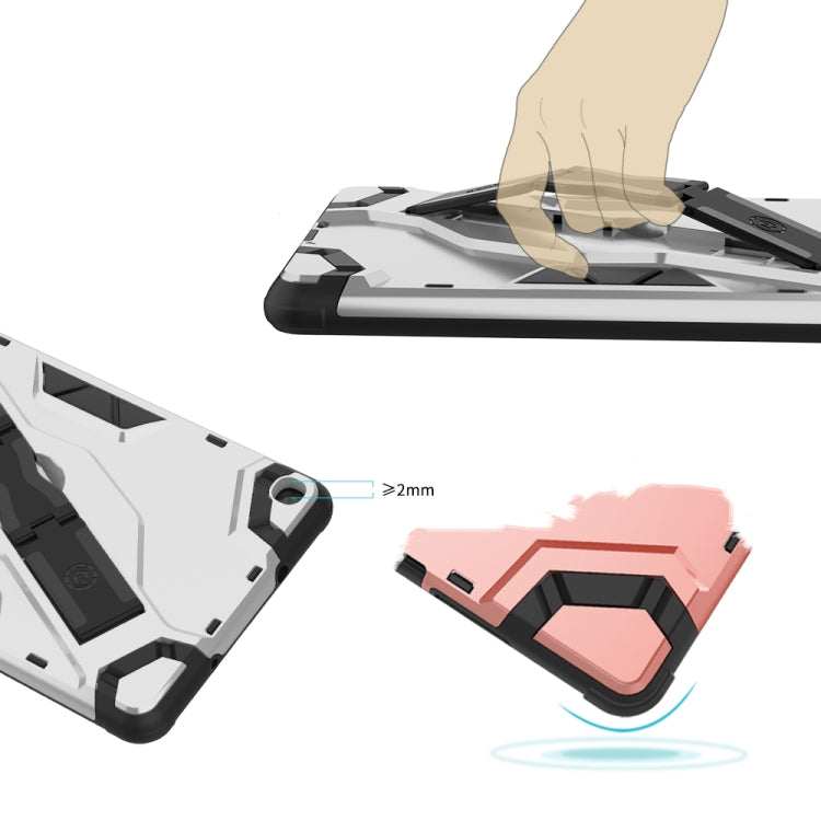 For Samsung Galaxy Tab A 8.0 & S Pen (2019) P200/P205 Escort Series TPU + PC Shockproof Protective Case with Holder
