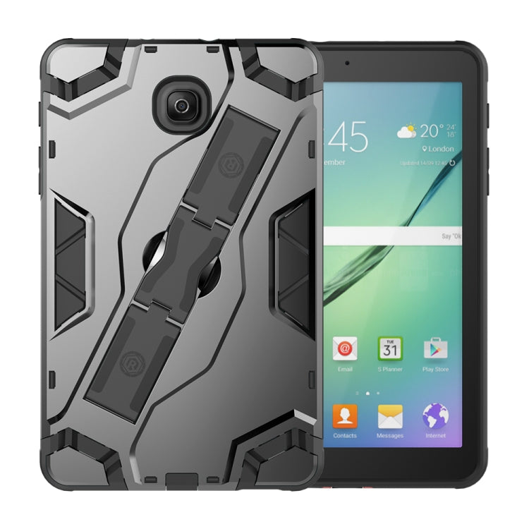For Samsung Galaxy Tab A 8.0 (2018) T387 Escort Series TPU + PC Shockproof Protective Case with Holder