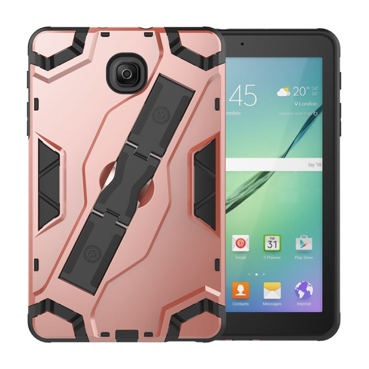 For Samsung Galaxy Tab A 8.0 (2018) T387 Escort Series TPU + PC Shockproof Protective Case with Holder