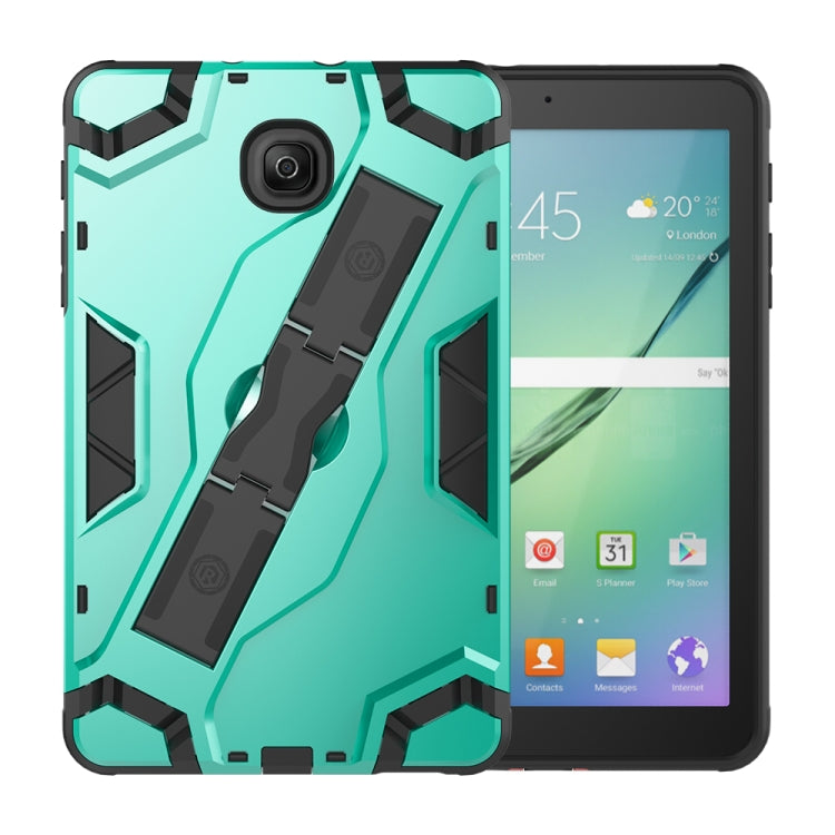 For Samsung Galaxy Tab A 8.0 (2018) T387 Escort Series TPU + PC Shockproof Protective Case with Holder