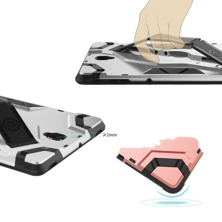 For Samsung Galaxy Tab S4 10.5 T830/T835 Escort Series TPU + PC Shockproof Protective Case with Holder