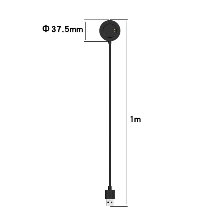 For SKG V9 / V9 Pro Smart Watch Magnetic Charging Cable, Length: 1m - Black