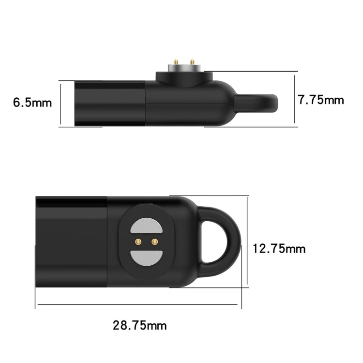For Suunto Sonic Bone Conduction Earphone USB-C / Type-C Port Charging Adapter Converter
