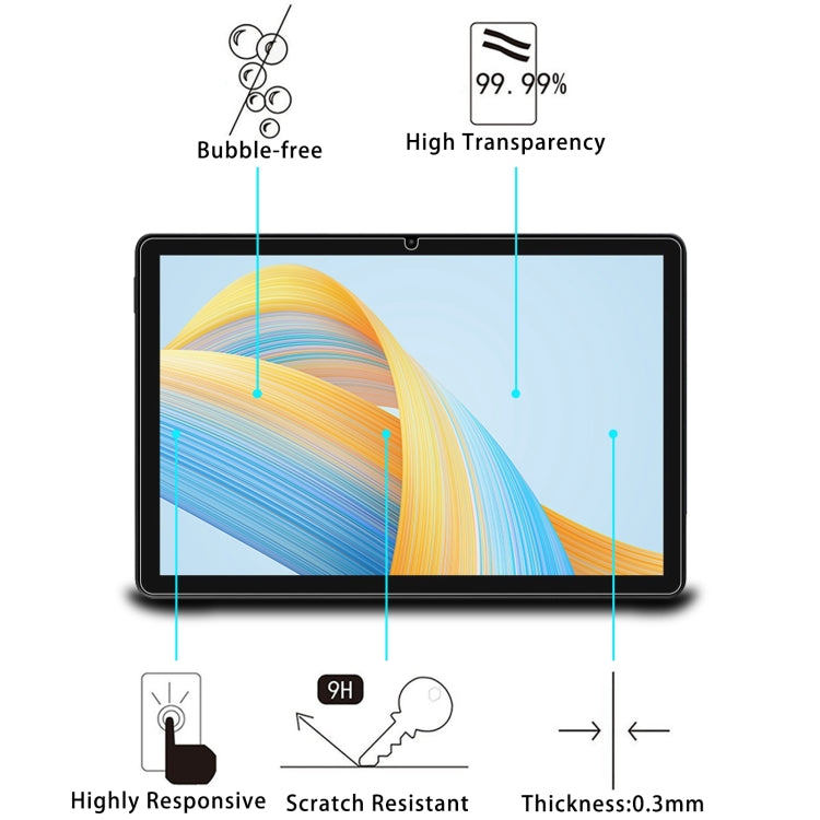 For HiGrace A6H 11 2pcs 9H 0.3mm Explosion-proof Tempered Glass Film
