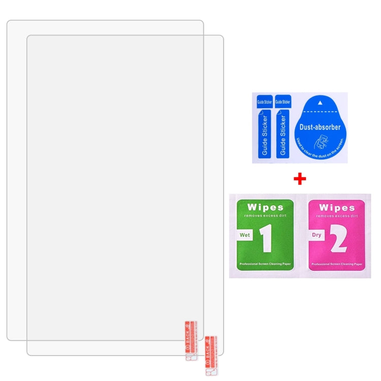 For itel Vista Tab 11 / 10 10.1 2pcs 9H 0.3mm Explosion-proof Tempered Glass Film